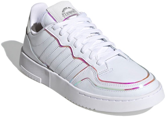 (Women) adidas Supercourt 'White Iridescent' FV9716 Lookbook (Women) adidas Supercourt 'White Iridescent' FV9716