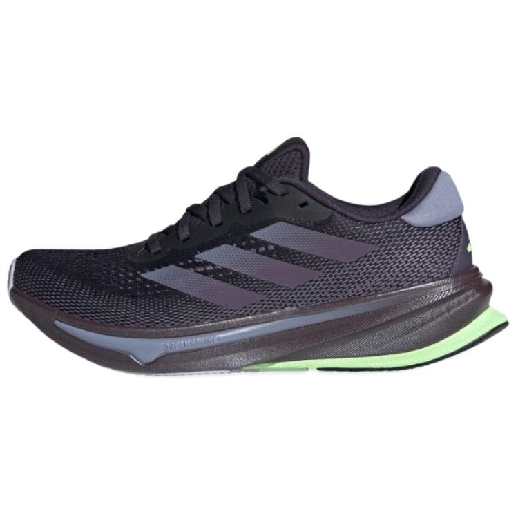 (Women) adidas Supernova 1 Running Shoes Black Purple Breathable Mesh Low-Top IG5839