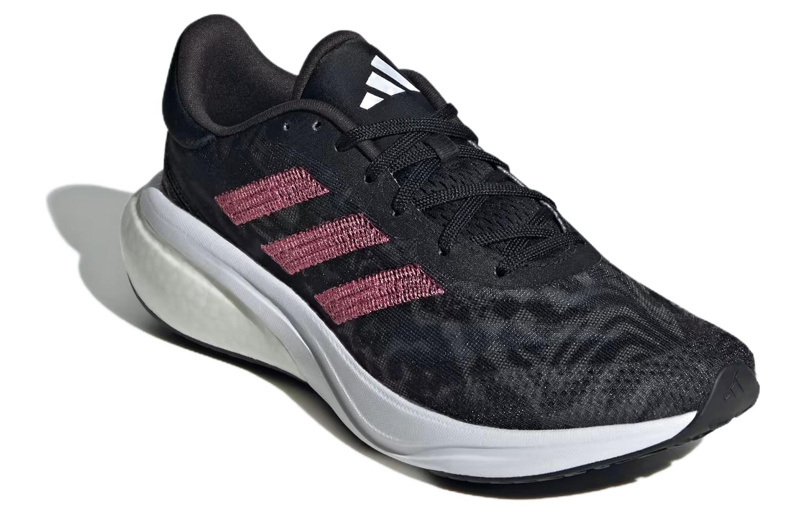 Lookbook adidas Supernova 3 減震防滑耐磨 低筒 跑步鞋 女款 黑白粉