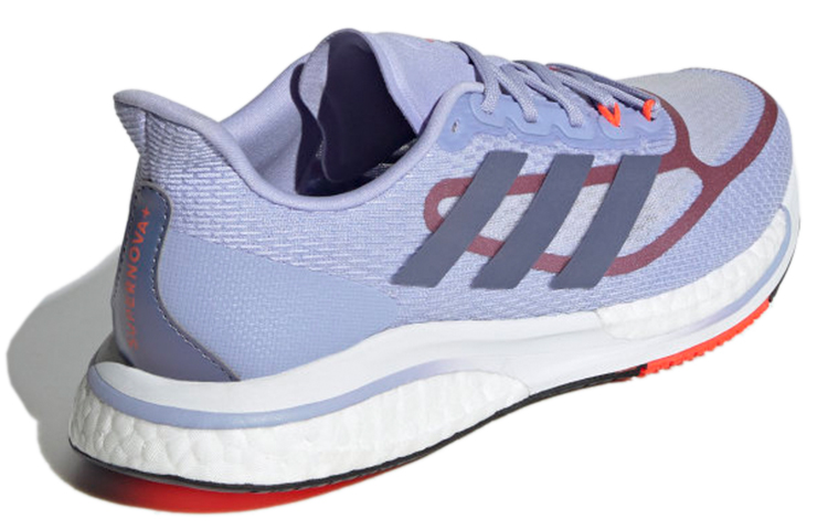 Shop adidas Supernova+ 減震耐磨防滑 低筒跑步鞋 女款 紫白