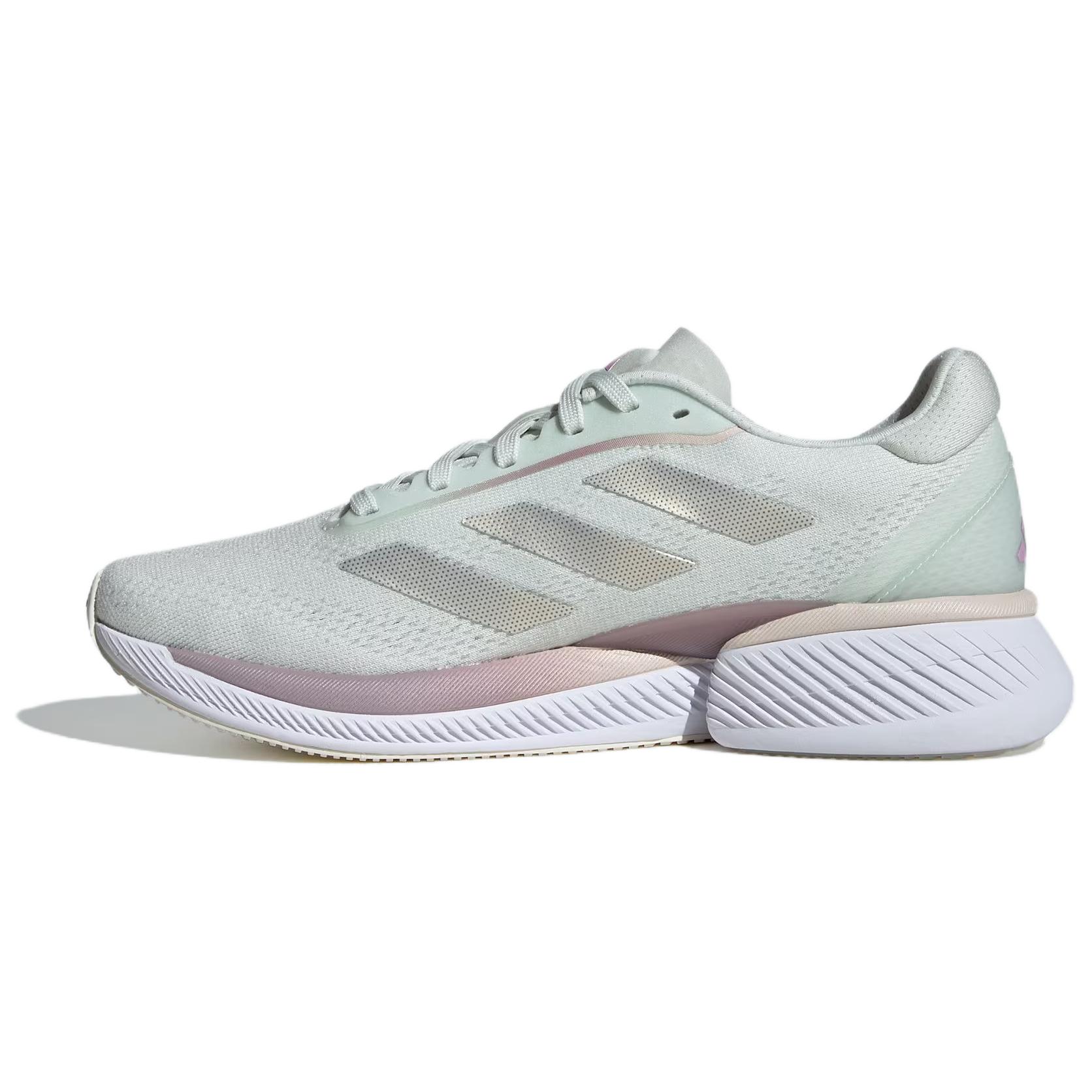 (Women) adidas Supernova Eterno Running Shoes White Silver Green Comfort Durable Sneakers IH0443