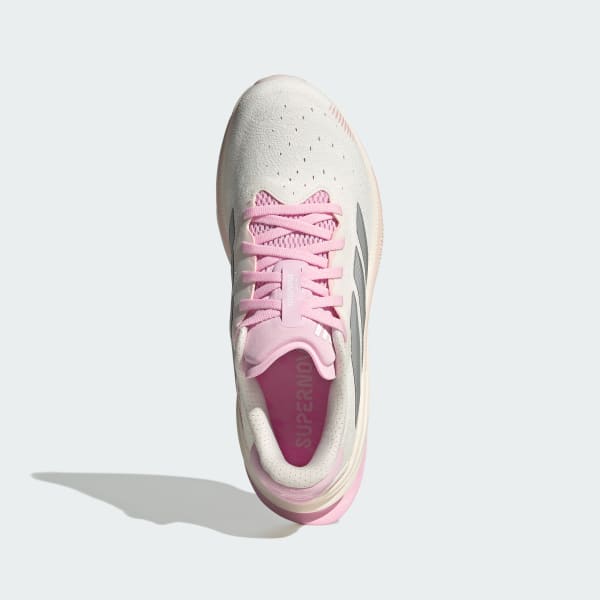 Lookbook (W) adidas Supernova Prima 2 Chaussures Running Blanc/Argent Métallisé/Rose Clair JR4811