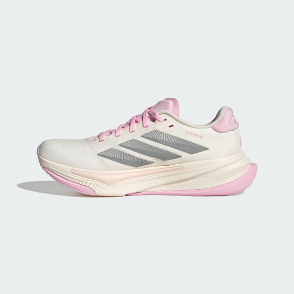 Sizing (W) adidas Supernova Prima 2 Chaussures Running Blanc/Argent Métallisé/Rose Clair JR4811
