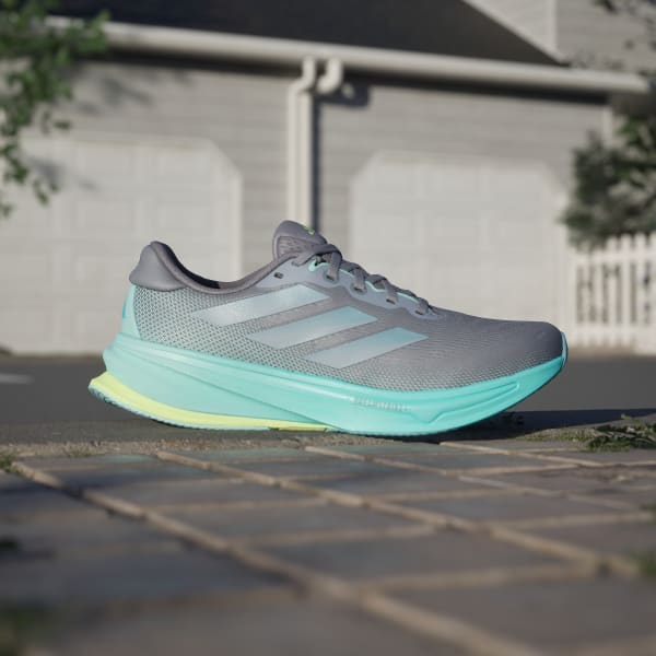 Order (W) Adidas Supernova Rise 2 Abu-Abu/Magic Grey Met/Flash Aqua JQ7691