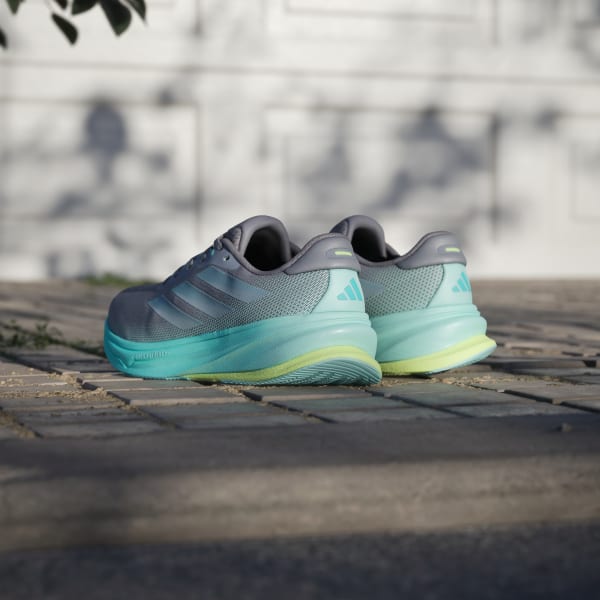 Purchase (W) Adidas Supernova Rise 2 Abu-Abu/Magic Grey Met/Flash Aqua JQ7691