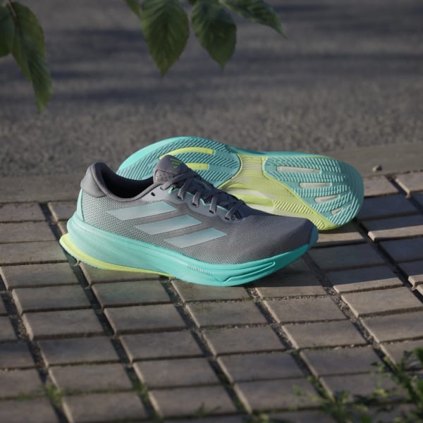 Sizing (W) Adidas Supernova Rise 2 Abu-Abu/Magic Grey Met/Flash Aqua JQ7691