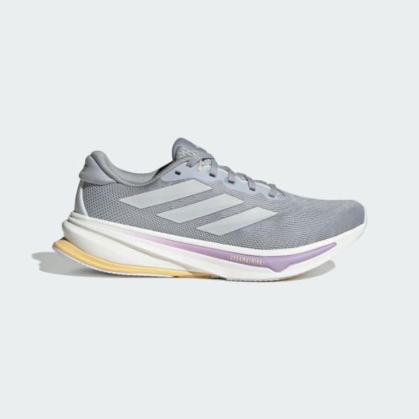 (Women) Adidas Supernova Rise 2 Running Shoes Halo Silver/Dash Grey/Powder Plum JQ7689