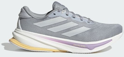 (Women) Adidas Supernova Rise 2 Running Shoes Halo Silver/Dash Grey/Powder Plum JQ7689 (Women) Adidas Supernova Rise 2 Running Shoes Halo Silver/Dash Grey/Powder Plum JQ7689