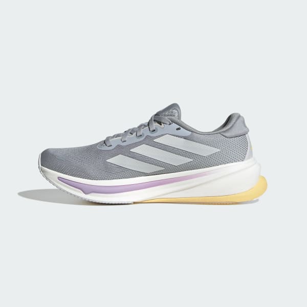 Cheap (W) Adidas Supernova Rise 2 跑鞋 銀光灰/石灰灰/粉梅紅 JQ7689