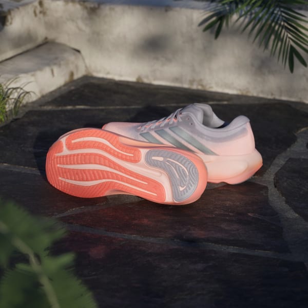 Shop (W) Adidas Supernova Rise 3 Oranye/Silver Metallic/Abu-abu Glory JR7372