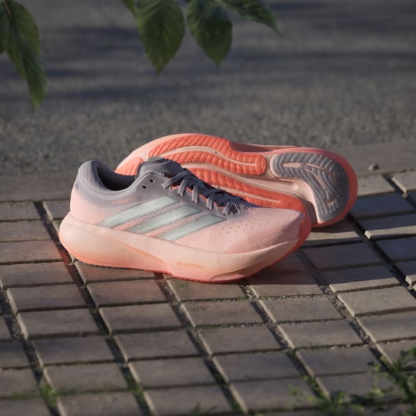 Cheap (W) Adidas Supernova Rise 3 Oranye/Silver Metallic/Abu-abu Glory JR7372