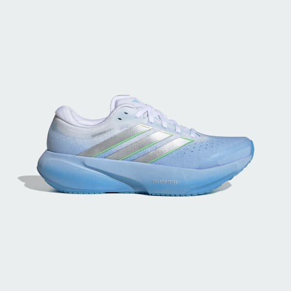(Women) Adidas Supernova Rise 3 Running Shoes Glow Blue/Silver Metallic/Cloud White JR1613