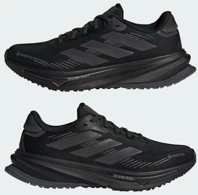 (Women) Adidas Supernova Rise GTX Running Shoes - Waterproof Athletic Footwear Core Black/Carbon/Core Black JP7764 1