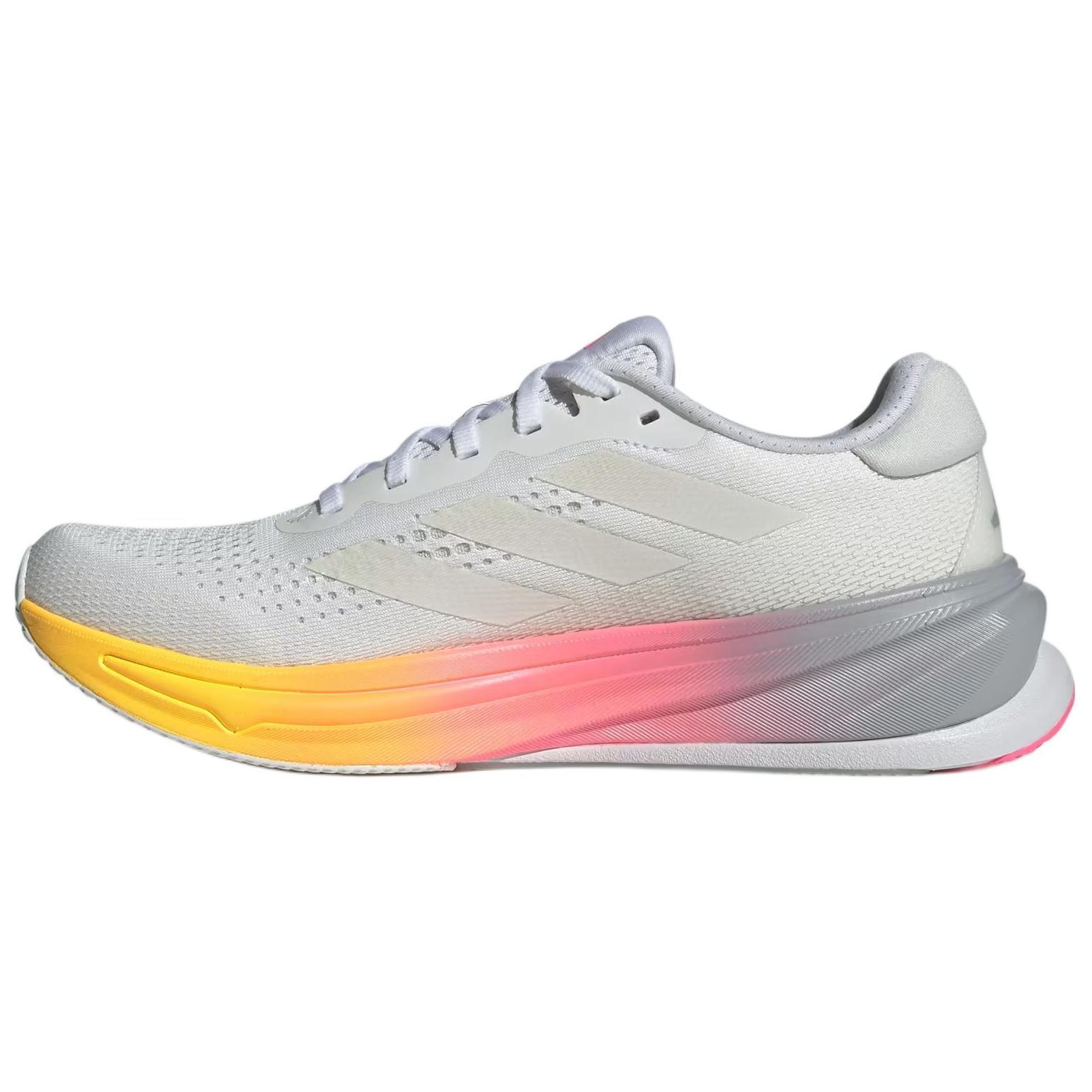 (Women) adidas Supernova Rise Running Shoes White/Grey Lightweight Non-Slip JH5200