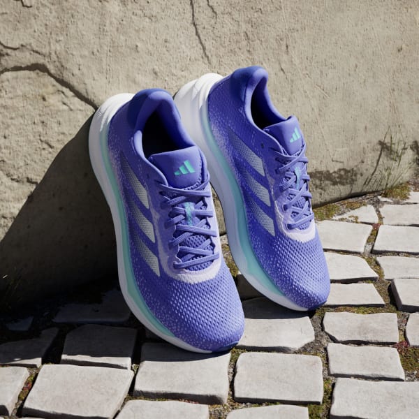 Cheap (W) Adidas Supernova Stride 跑鞋 鈷藍/零金屬色/紫色漸層 ID3695