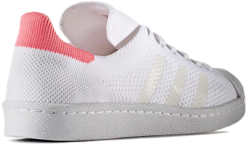 (W) adidas Superstar 80s Primeknit 'Putih Solar Pink' BB5095 Shop (W) adidas Superstar 80s Primeknit 'Putih Solar Pink' BB5095