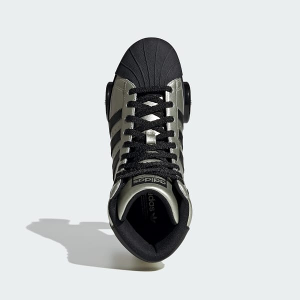 Lookbook (W) Adidas Superstar 82 滑輪鞋 鋁白/核心黑/銀金屬 JS4041