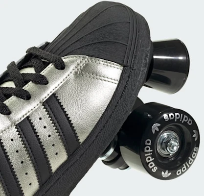 (W) Adidas Superstar 82 滑輪鞋 鋁白/核心黑/銀金屬 JS4041 1