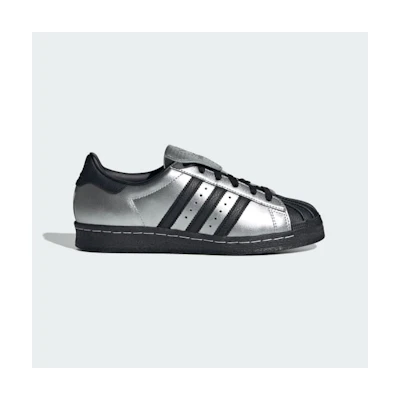 (W) Adidas Superstar 82 Silver Metallic/Core Black/Core Black