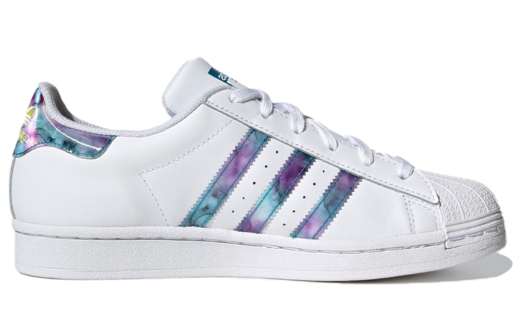 Order adidas originals Superstar 低筒 板鞋 男女通用 白漸變紫