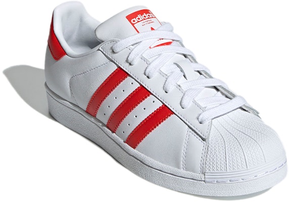 (W) adidas Superstar 'Merah Aktif' CM8413 Lookbook (W) adidas Superstar 'Merah Aktif' CM8413