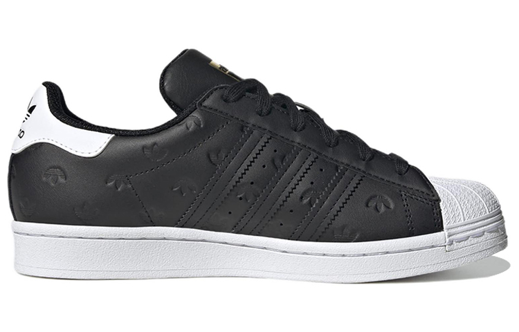 Order (Women) adidas Superstar 'Allover Debossed Trefoils - Black White' HQ1937