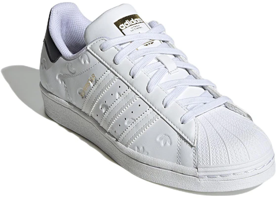 (W) adidas Superstar 'Trefoils Grabados por Completo - Blanco Negro' HQ1936 Lookbook (W) adidas Superstar 'Trefoils Grabados por Completo - Blanco Negro' HQ1936