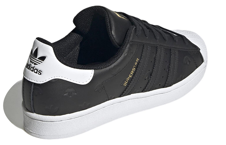 Shop (Women) adidas Superstar 'Allover Debossed Trefoils - Black White' HQ1937