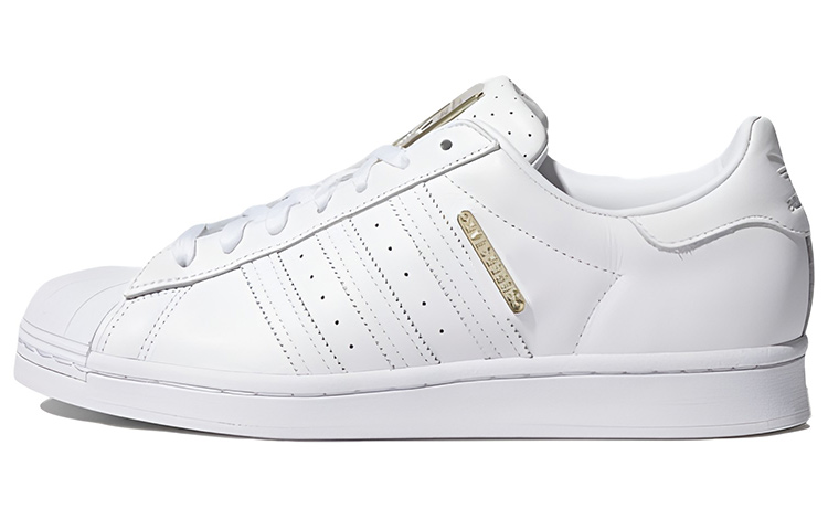 Buy (W) アディダス スーパースター "金バッジ" (Adidas Sūpāsutā "Kin Bajji") FW3713