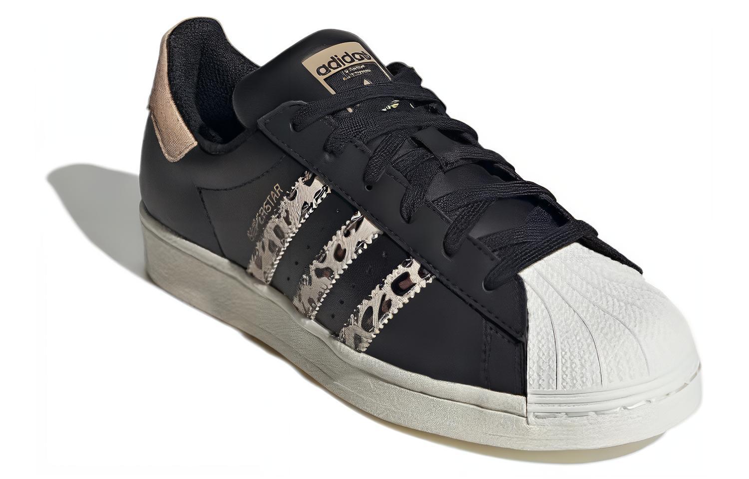 Lookbook (W) アディダス スーパースター "黒ベージュ豹柄" (Adidas Superstar "Kuro Beige Hyōgara") IF7616