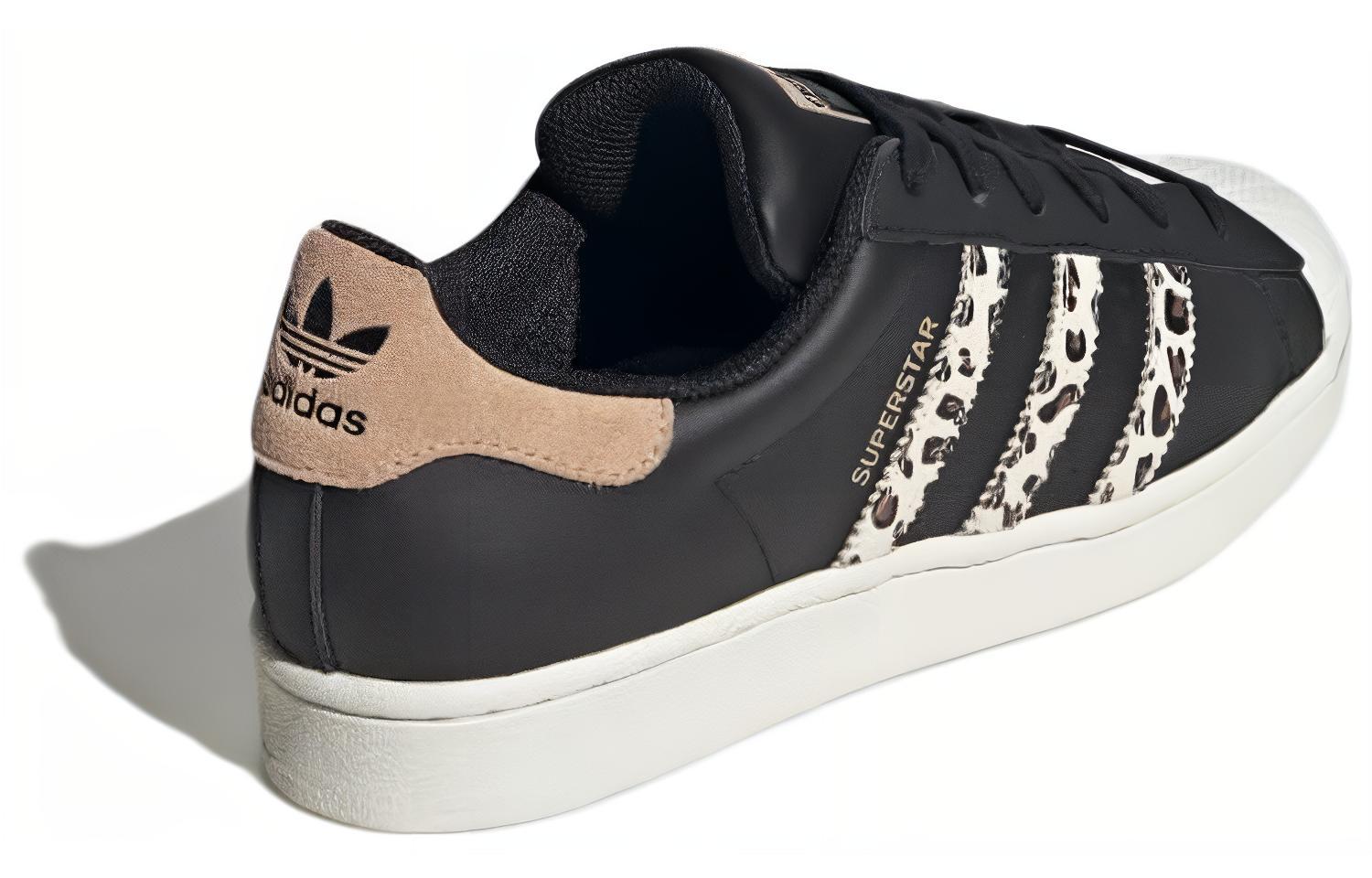Shop (W) アディダス スーパースター "黒ベージュ豹柄" (Adidas Superstar "Kuro Beige Hyōgara") IF7616