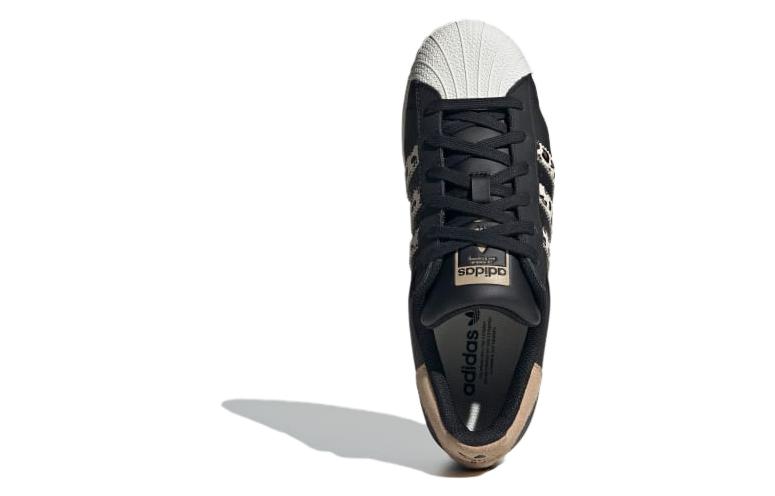 Purchase (W) アディダス スーパースター "黒ベージュ豹柄" (Adidas Superstar "Kuro Beige Hyōgara") IF7616