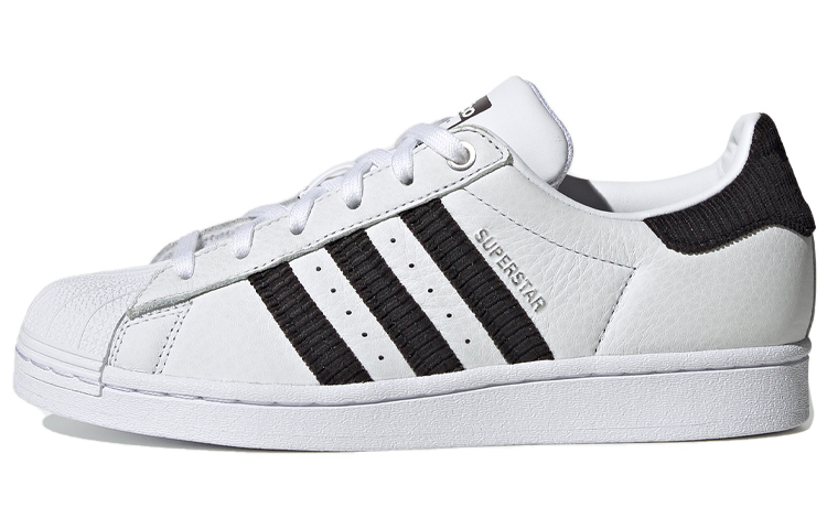 (W) adidas Superstar 'Black Corduroy Stripes'