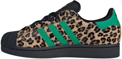(Women) adidas Superstar 'Black Court Green Leopard' JP8165 (Women) adidas Superstar 'Black Court Green Leopard' JP8165