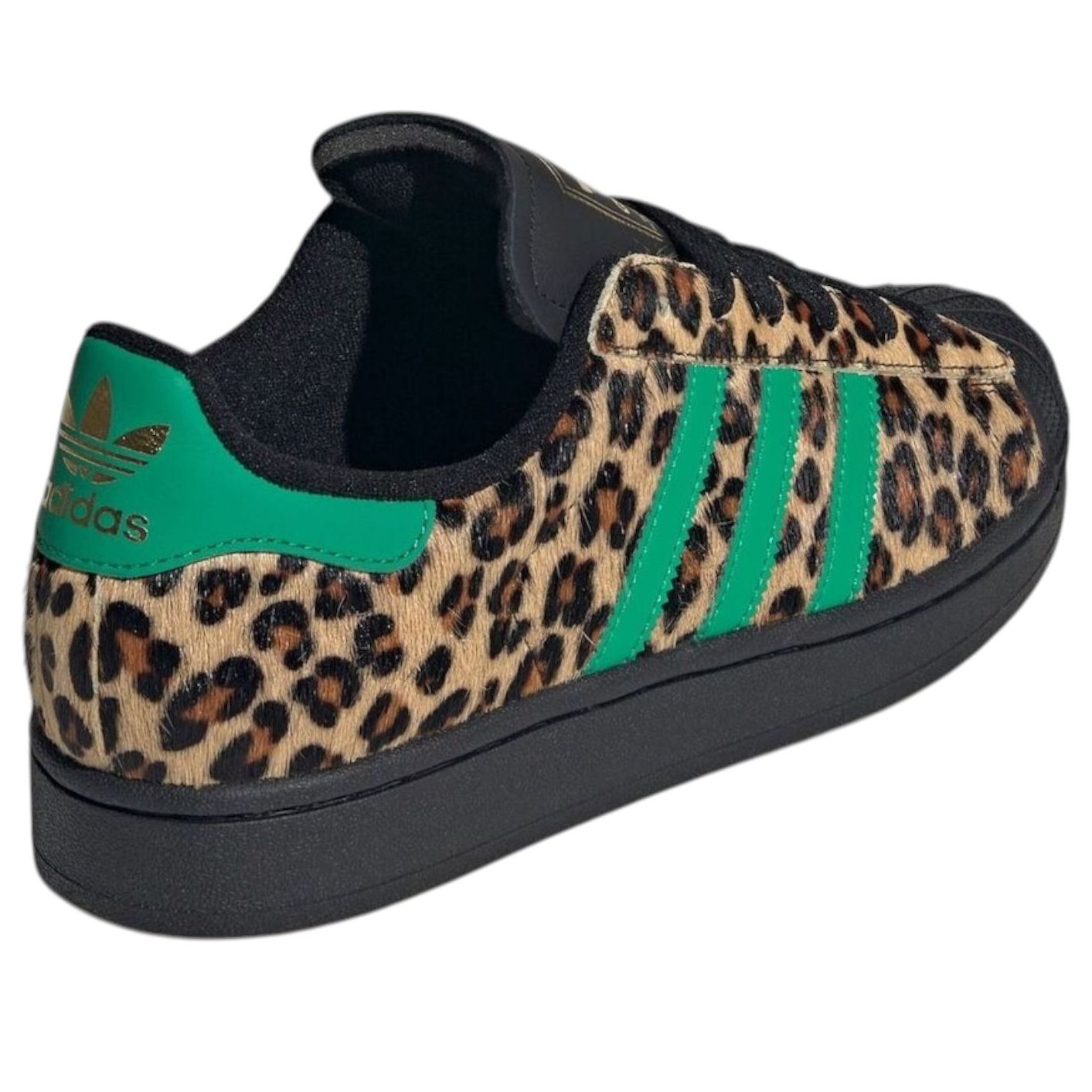 Lookbook (W) adidas Superstar 'Hitam Court Hijau Leopard' JP8165