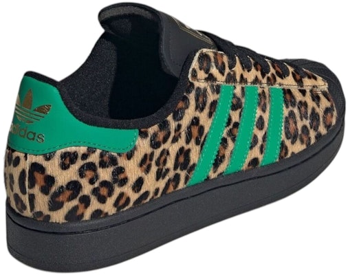 (W) 아디다스 슈퍼스타 '블랙 코트 그린 레오파드' JP8165 Lookbook (W) 아디다스 슈퍼스타 '블랙 코트 그린 레오파드' JP8165