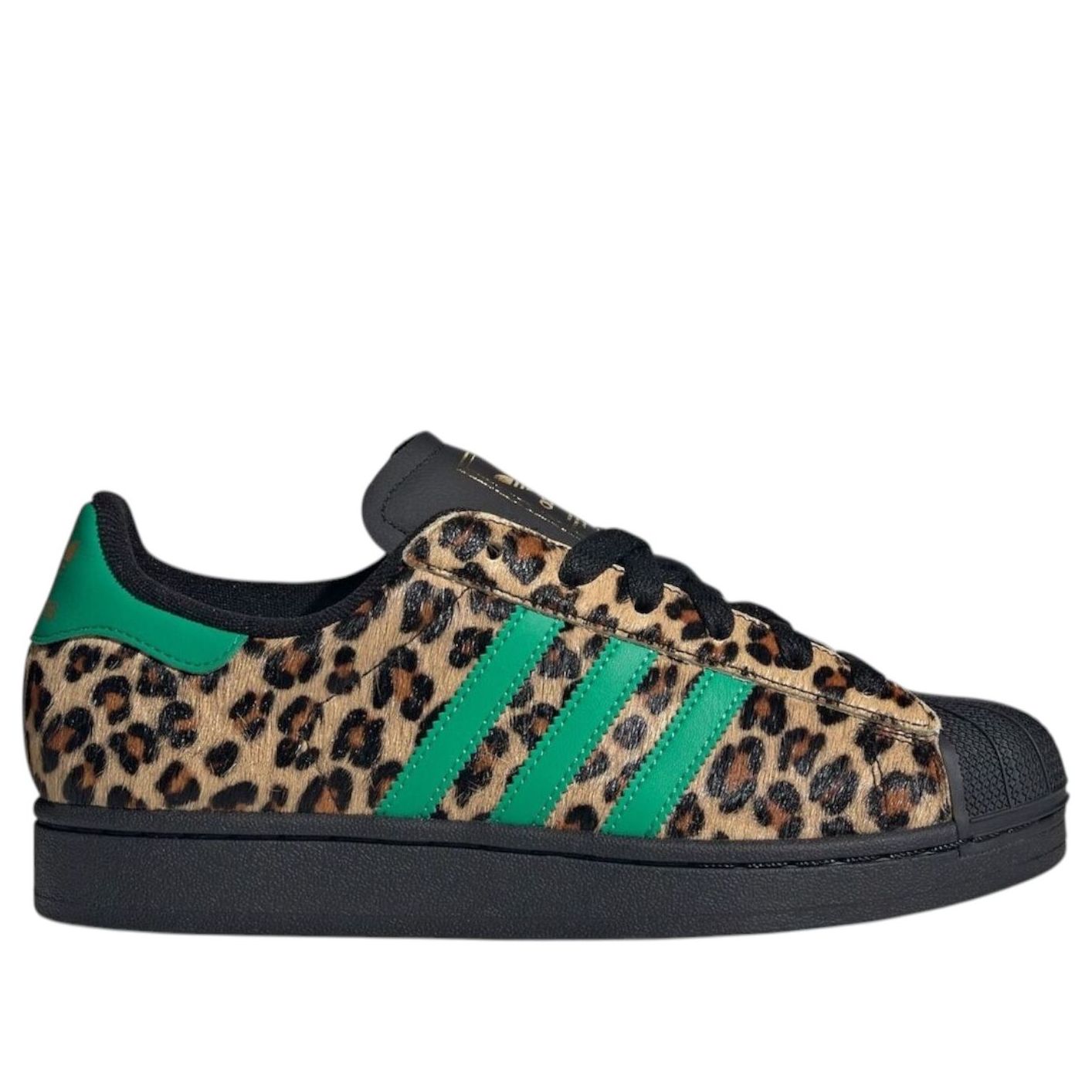 Details for (W) adidas Superstar 'Hitam Court Hijau Leopard' JP8165