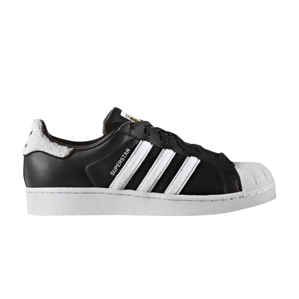 (W) adidas Superstar 'Black White Chenille'