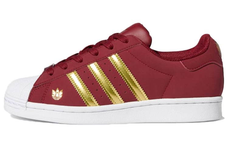 Buy (W) 阿迪达斯 Superstar '勃艮第金属金' FZ2119