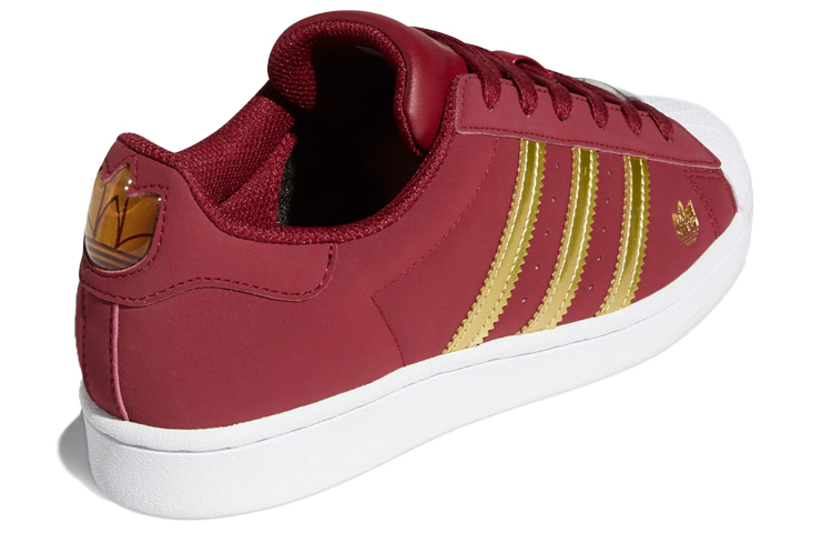Shop (W) 阿迪达斯 Superstar '勃艮第金属金' FZ2119
