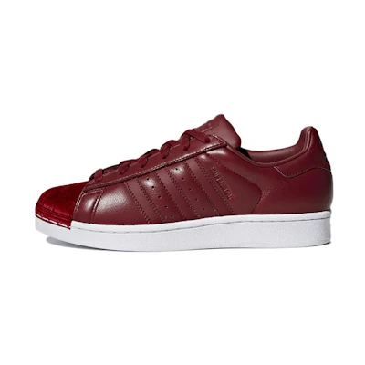 (W) adidas Superstar 'Collegiate Burgundy'