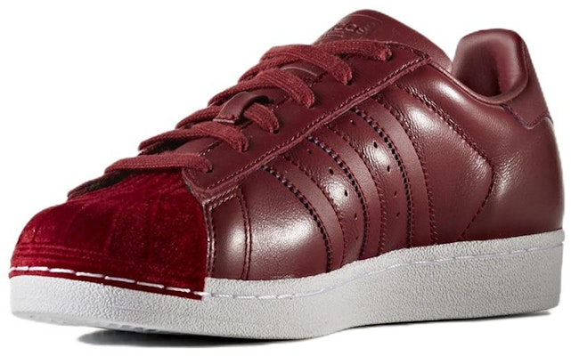 (W) adidas Superstar 'Collegiate Burgundy' Merah Klasik BZ0644 Order (W) adidas Superstar 'Collegiate Burgundy' Merah Klasik BZ0644