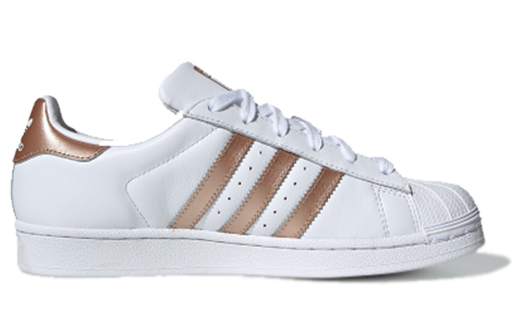 Order adidas originals Superstar 防滑輕便耐磨 低筒 滑板鞋 女款 銅白