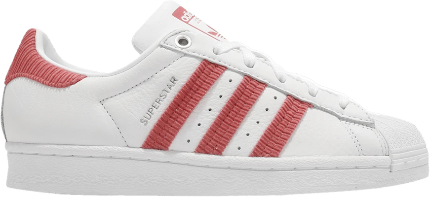 Adidas superstar top womens pink stripe