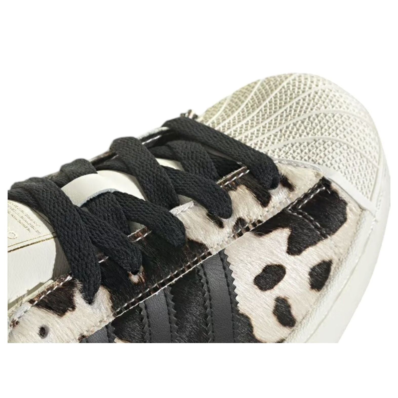 Details for (W) 아디다스 슈퍼스타 '카우 프린트' JP8164