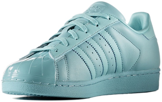(W) adidas Superstar 'Glossy Toe Mint' Mint Toe Berkilat BB0529 Lookbook (W) adidas Superstar 'Glossy Toe Mint' Mint Toe Berkilat BB0529