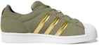 Order (W) adidas Superstar 'Emas Hijau Metalik' FZ2120