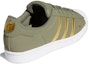 Shop (W) adidas Superstar 'Emas Hijau Metalik' FZ2120