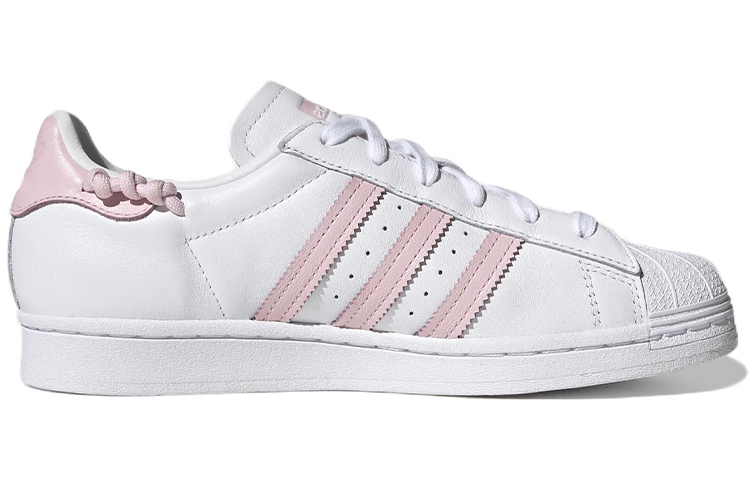 Order （女款）adidas Superstar「結繩 - 白色淺粉紅」GZ3446
