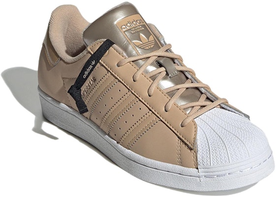 (W) (여성) 아디다스 슈퍼스타 '매직 베이지 골드' GX4361 GX4361 Lookbook (W) (여성) 아디다스 슈퍼스타 '매직 베이지 골드' GX4361 GX4361